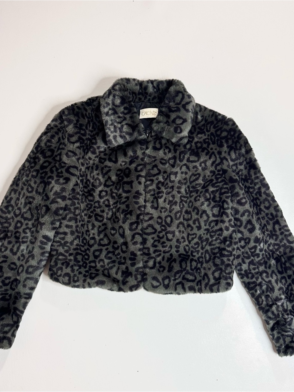 Y2K cache leopard coat